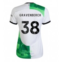 Liverpool Ryan Gravenberch #38 Replica Away Shirt Ladies 2023-24 Short Sleeve
